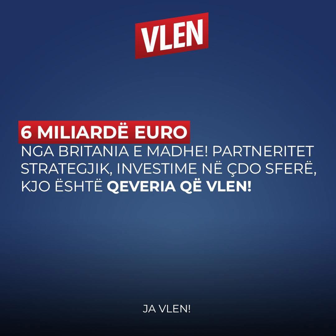 Durmishi: 6 miliardë euro nga Britania e Madhe, kjo është qeveria që VLEN
