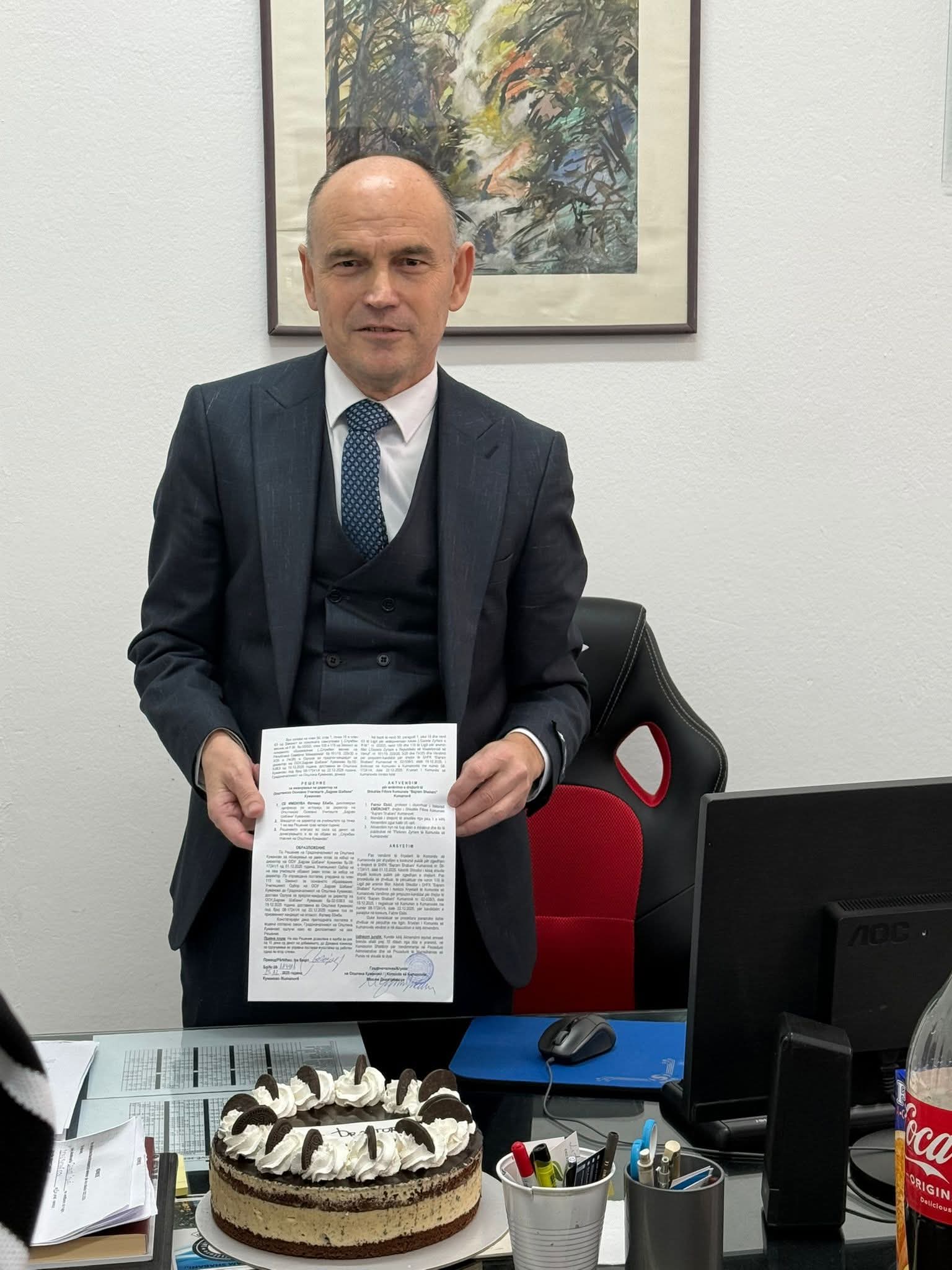 Fatmir Ebibi drejtor i ShFK “Bajram Shabani” Kumanovë