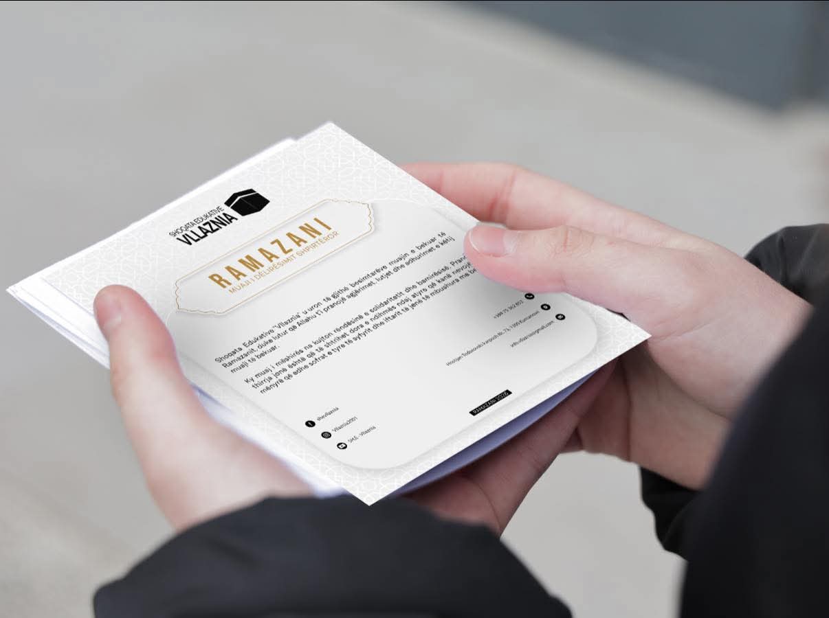 Shoqata Edukative “Vllaznia” ua uron të gjithë besimtarëve myslimanë fillimin e muajit të bekuar të Ramazanit